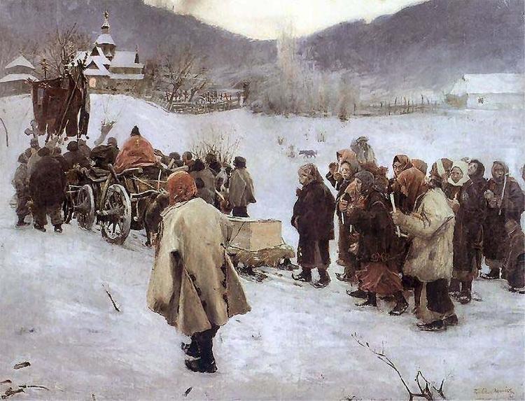 Hutsul Funeral, Teodor Axentowicz